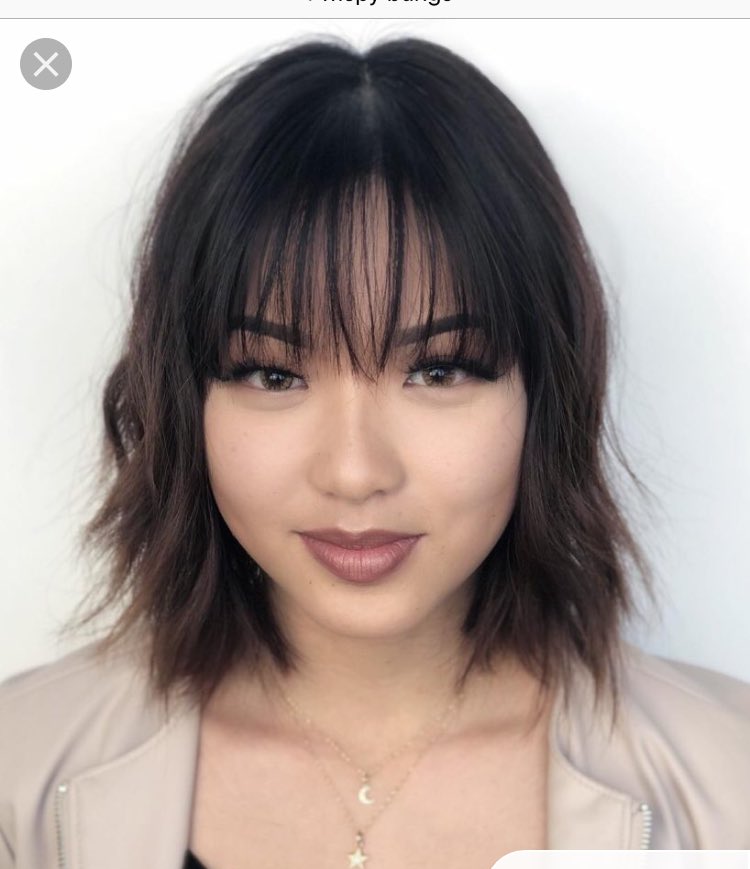 baaileyxx_'s tweet photo. Me: I just want some cute wispy bangs(,:  *shows pic*
 My hair stylist: oh awesome that’s gonna be so cute! 
 :/ https://t.co/XNusNmRun5