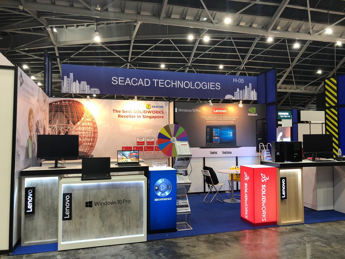 SEACADTech's tweet image. We are currently in IoT Asia! Please join SEACAD at IoT Asia 2019, Booth H05!

#SEACAD #booth #SOLIDWORKS #IoT