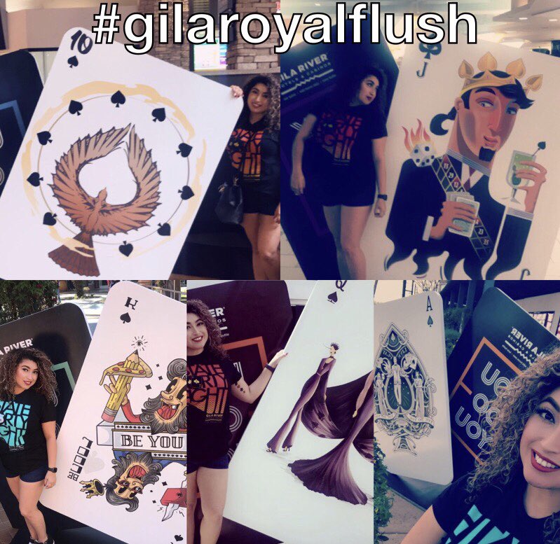 BernieMoMac's tweet photo. @PlayAtGila Found all five ♠️♠️♠️♠️♠️ #gilaroyalflush #gilarivercasinos #veequiva #lonebutte #wildhorsepass #youdoyou https://t.co/JMvsHNrDzx