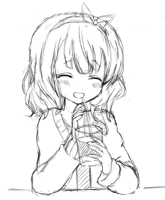 ここめっちゃ好き。(5月号より模写) 