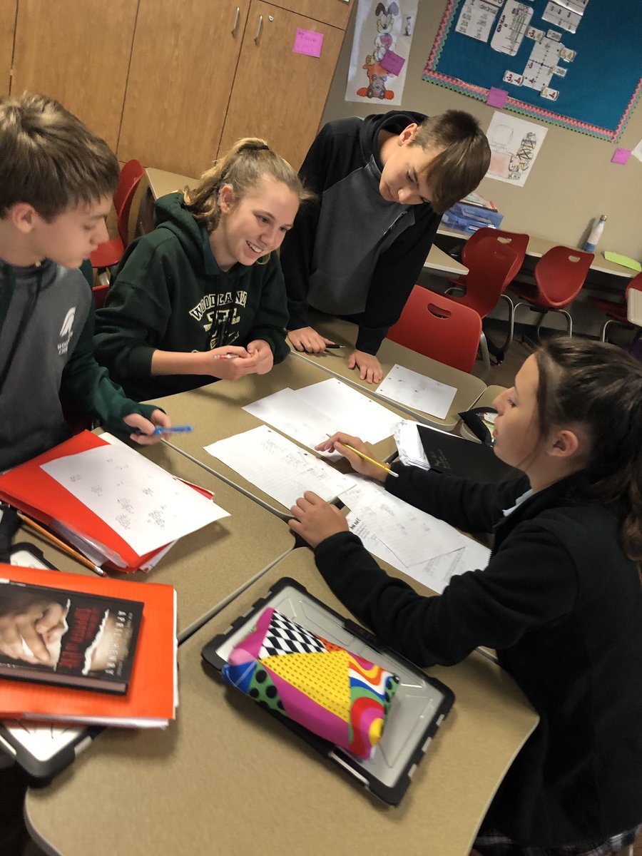 SchulerIsCooler's tweet photo. I love the conversations and thinking going on! And they loved trashketball! It’s a win-win! @twcawarriors #iteachmath #talkinginmath #trashketball #mathtalk https://t.co/FmsWI5Ug1x