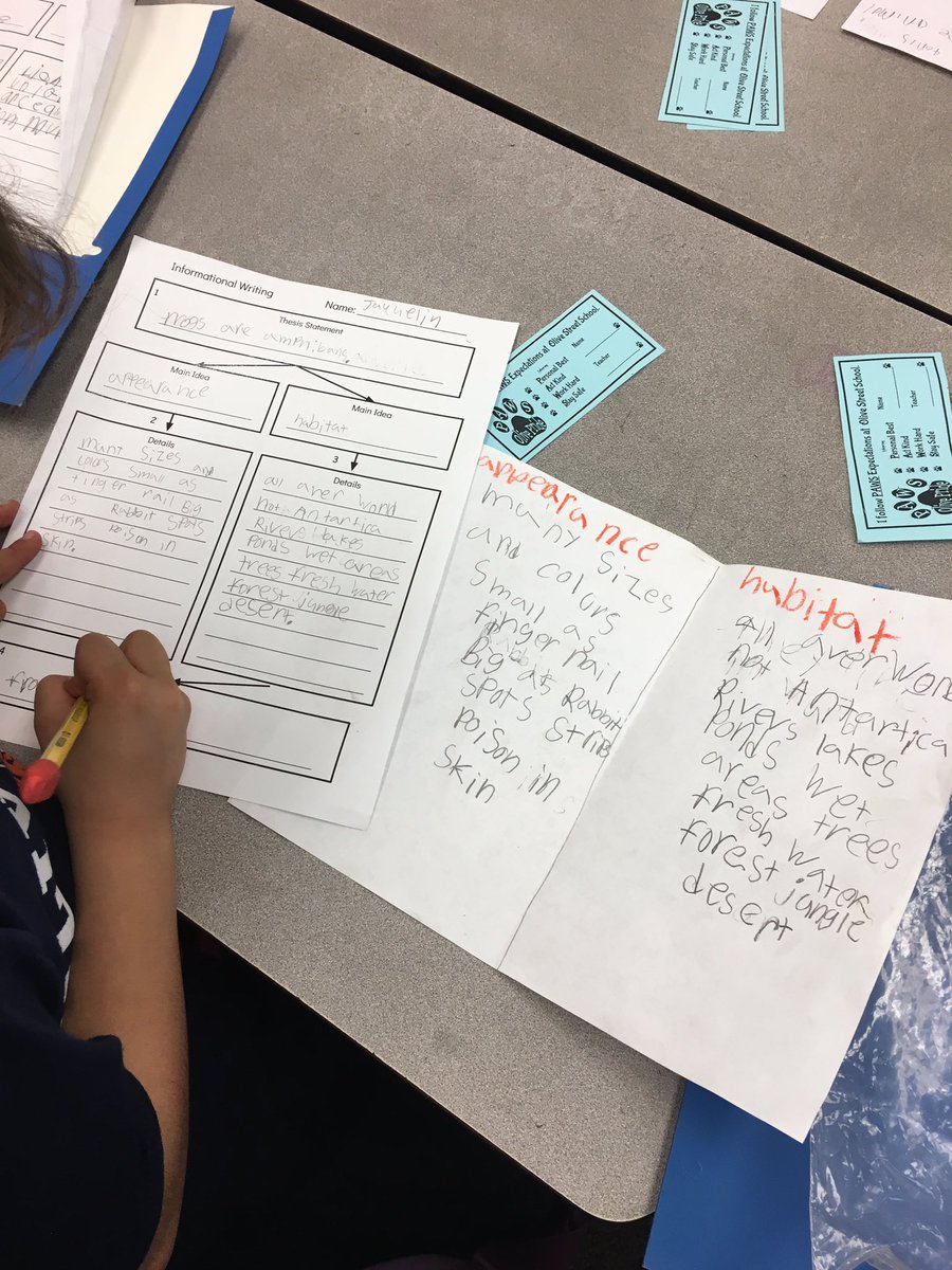 kcmommyoftwo's tweet photo. 1st graders using two sources to learn about frogs. They determined two main ideas, took notes, &amp; now planning their informational report #olivepride https://t.co/rSur44fZzz