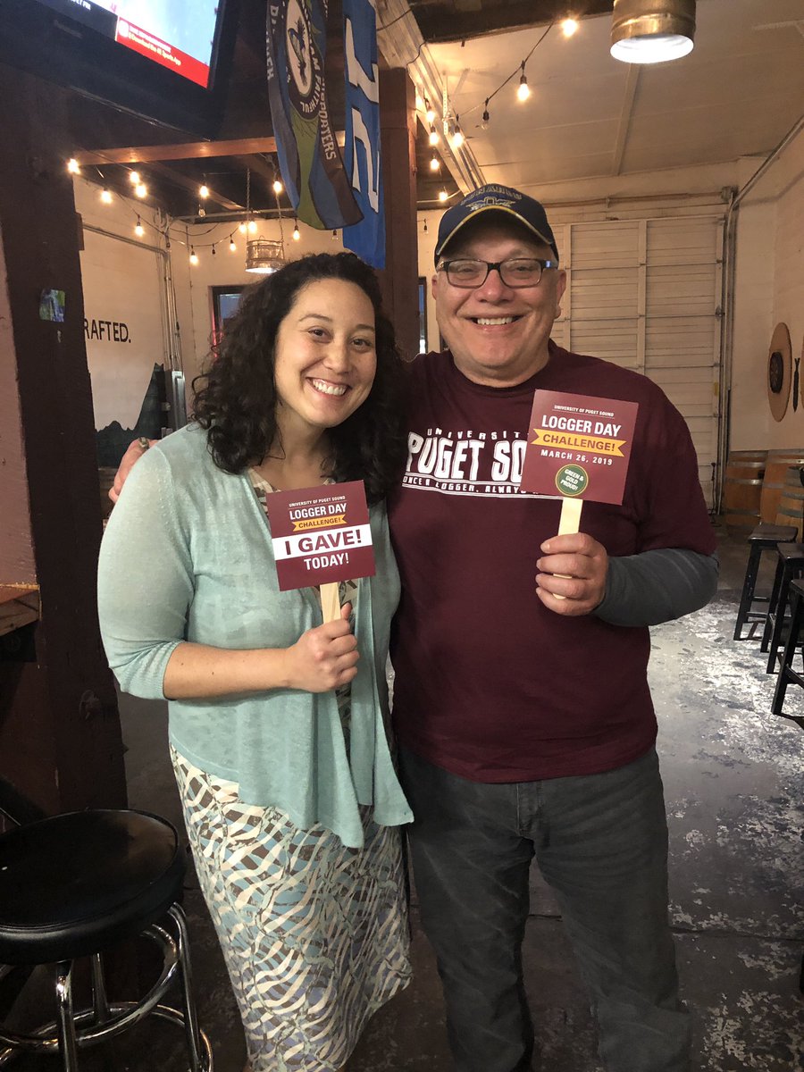 Thanks @WingmanBrewers for hosting @univpugetsound alumni tonight for happy hour! Co-founder/co-owner Derrick Moyer ‘09 gave a great tour and shared his story about the brewery he helped start nearly 8 years ago. #LoggerDayChallenge #alwaysalogger #loggersgiveback