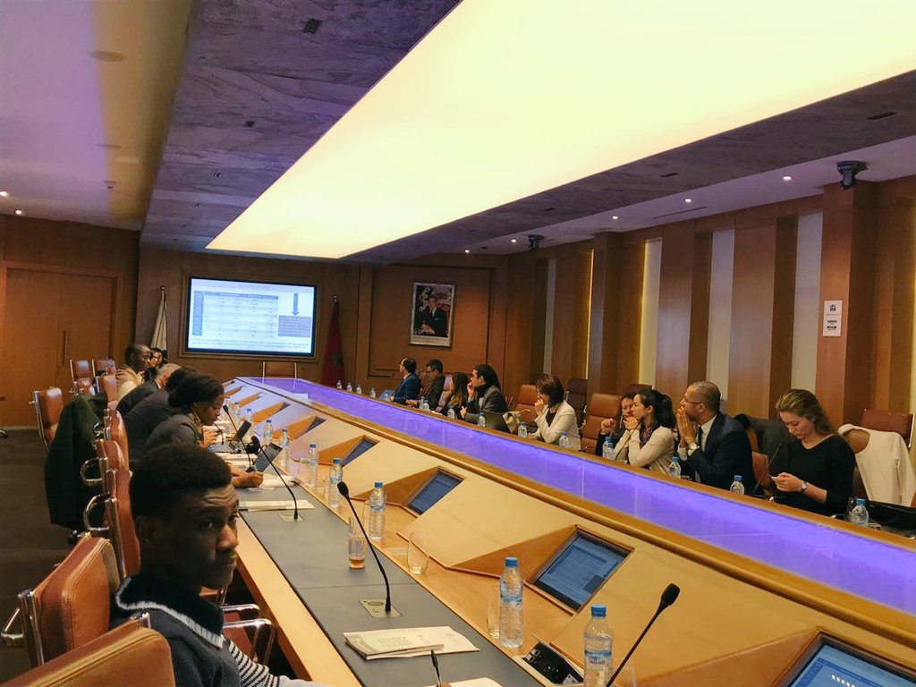 IECM_CGEM's tweet photo. Tenue, aujourd'hui à la @CGEM_MA, de l'atelier sur les entreprises et le #changementclimatique  présentation de l'@IECM_CGEM en cours https://t.co/8NFLD2l3LD