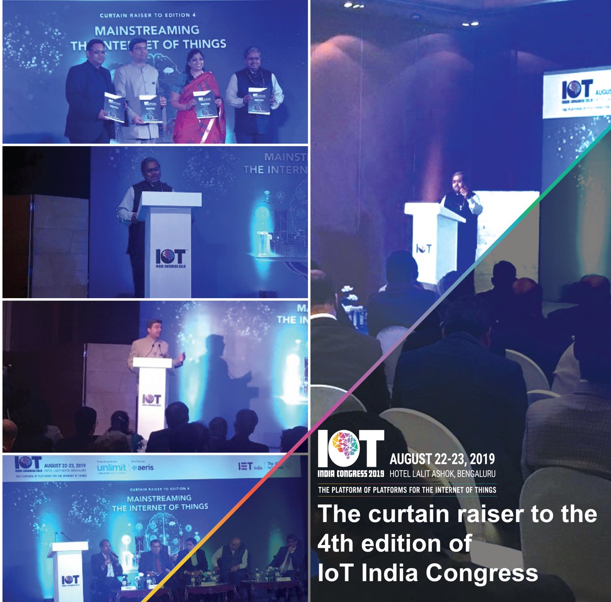 IET_FTC_2022's tweet photo. The curtain raiser to the 4th edition of IoT India Congress was a great success. If you missed the event, you can still have a look at the photos of the event.
#IoTIndiaCongress2019 #TechConvention https://t.co/p4qxP8GEOi