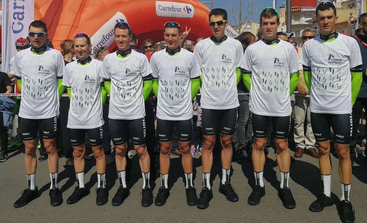 #GureTaldea 

Hoy, en el <a href="/MuriasTeam/">Euskadi Murias</a> tenemos la suerte de poder pedalear 179 km de la 3ª etapa de la <a href="/VoltaCatalunya/">Volta a Catalunya</a>.

Por los que no pueden, ayuda a <a href="/FundacionGAEM/">Fundación GAEM</a> a dar la #VoltaSolidaria por la #esclerosismúltiple. 

Dona 5€ por cada km que recorramos: ow.ly/WJv730o8kBf
