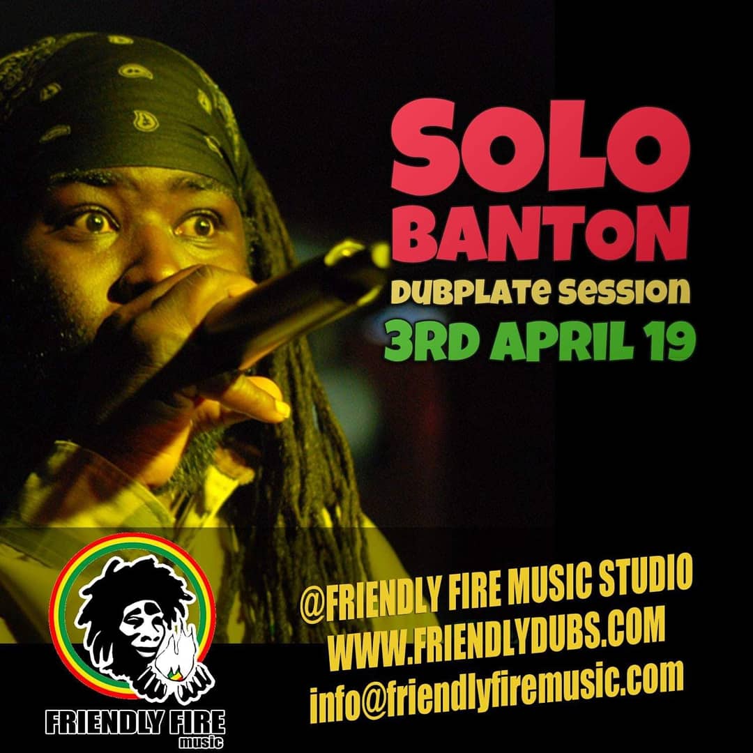 Friendly_Dubs's tweet photo. Next week: dubplate session with UK's finest outer national ambassador and lyrics banton @solobanton in the #friendlydubs studio #dubplate #soundclash #soundsystem #soundsystemculture #reggaesoundsystem #reggaeartist #solobanton #ukreggae #worldclash @JamJahSound1 @FORM_UK https://t.co/K9QUFmQDa0