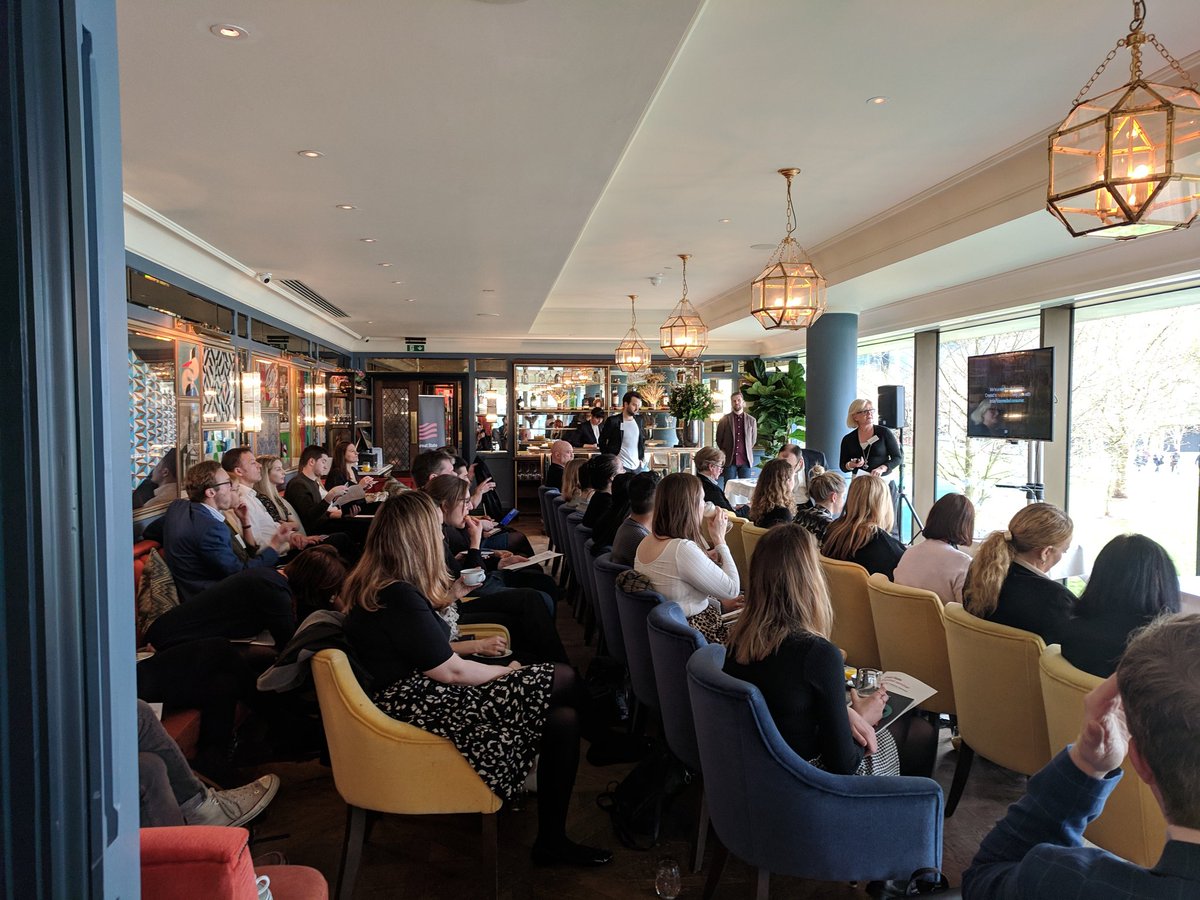 WeAreGreatState's tweet photo. And we're off! Introductions from @MiraGlover and a rather splendid view of the river in the background 😍 #content #personalisation #customerexperience @Sitecore https://t.co/2jACBqwXCf