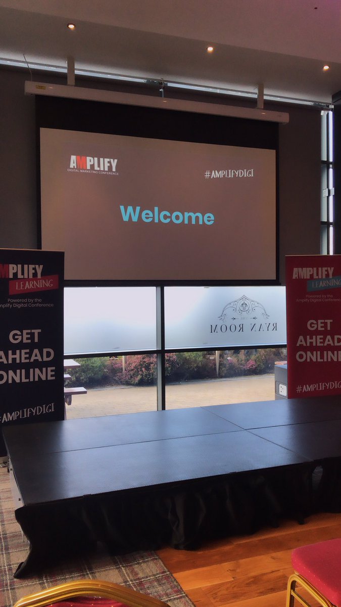 HopkinsComms's tweet image. Excited for the @AmplifyDigiConf today at the @ConnachtHotel Galway. Stay tuned as @Muriel_Foley will be speaking about Paid Social just before lunch 🙋🏼‍♀️🎤 #AmplifyDigi