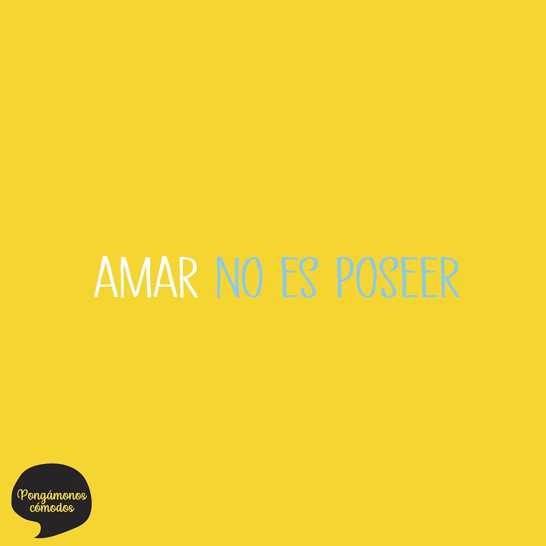 PongamosComodos's tweet photo. Amar es, dar, recibir, compartir, negociar, arriesgar, discutir, reconciliar, desear, crecer, aprender, pero nunca es poseer. https://t.co/FDH5zslPCm