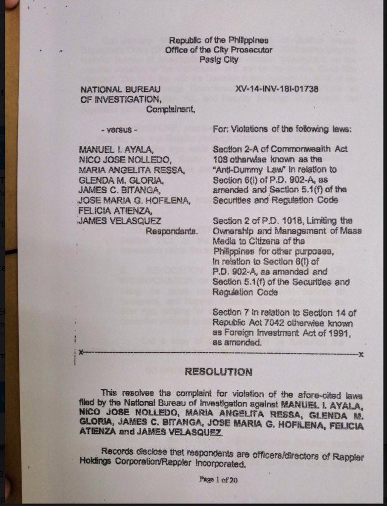 ABSCBN News on Twitter "Pasig City Prosecutor’s Office charges Maria
