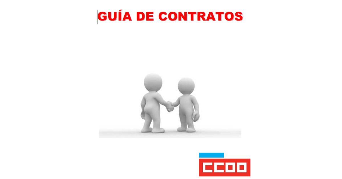 ccoogalicia's tweet photo. 📓 Guía de contratos 2019

A Secretaría de Emprego e Previsión Social de CCOO de Galicia recopilou nunha detallada guía a información dispoñible sobre as diferentes fórmulas de contratación

https://t.co/sd3lUgzlMr https://t.co/mRcvXeldEI