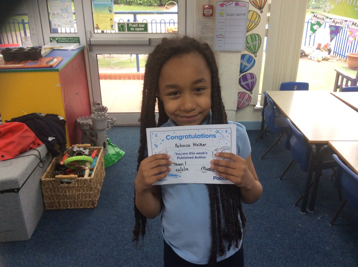 StBernardsep's tweet photo. Well done to Becky in Team 1 for being this week’s @HeyPobble writer. https://t.co/2vKz9Z439E