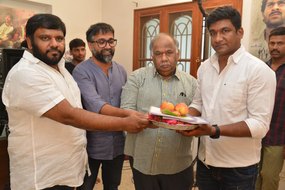 SVCCofficial's tweet photo. After superhit #Saahasam, We're happy to announce that our next film with @YoursGopichand has completed its Puja formalities. Debutant #BinuSuramanyam is directing the film and #SatishK handles the camera. Regular shoot begins from June. Stay tuned for more details!

#SVCC26 https://t.co/8nRnhLlq8m