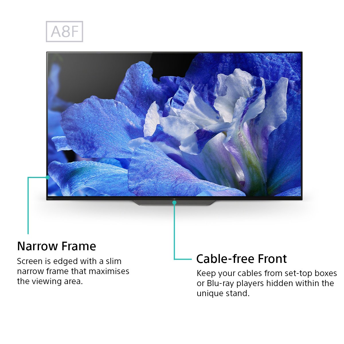 SonyIndonesia's tweet photo. Desain minimalis dari #Sony4KHDR #A8F menyatu langsung ke rumah Anda dengan tampilan bezel rapih hampir tidak terlihat, sehingga Anda dapat fokus pada gambar tanpa gangguan. Saatnya fokus pada kualitas gambar. #ExperienceSony https://t.co/sf8ypMLUSf