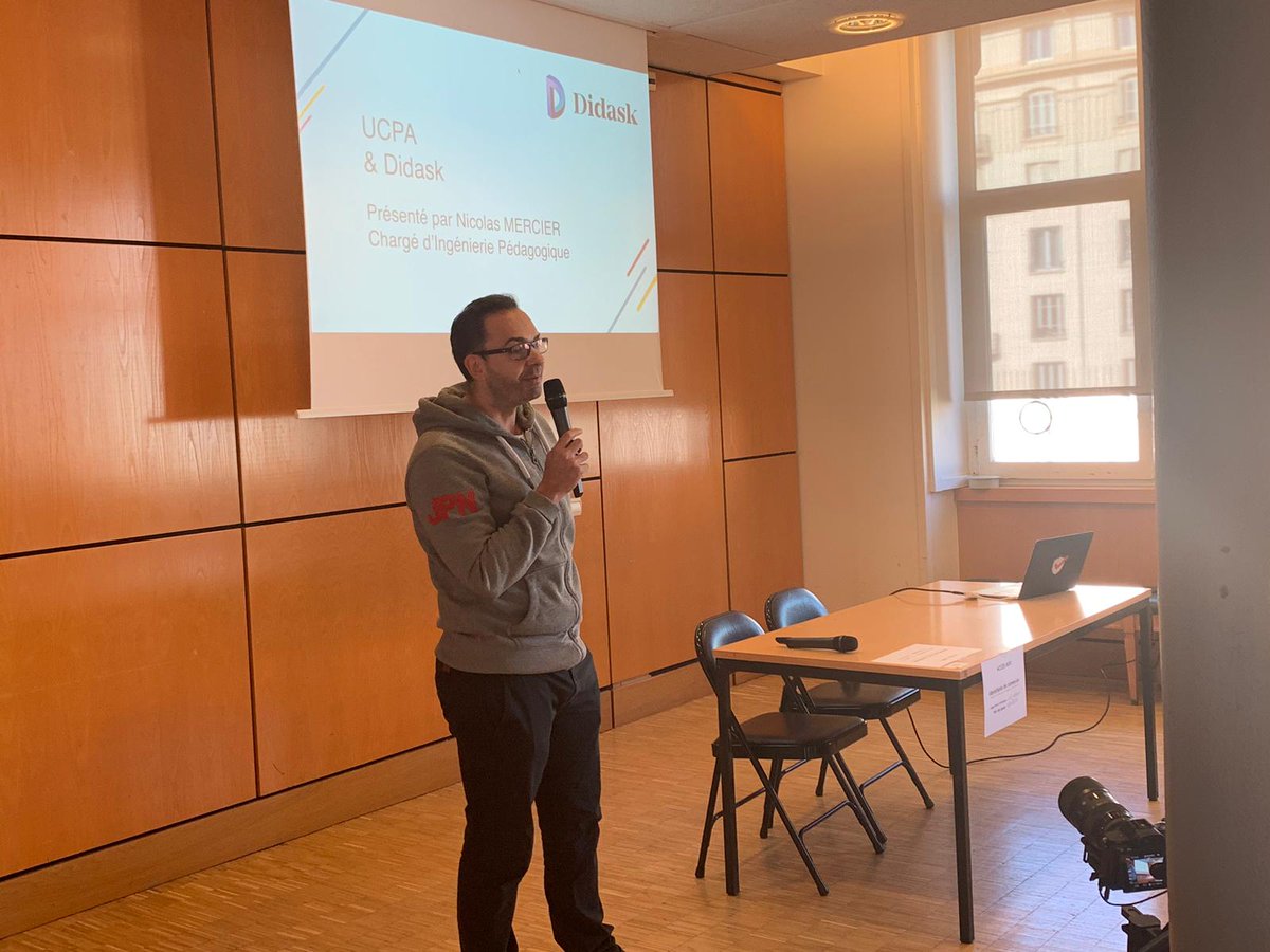 Didask's tweet image. &quot;Montrer de manière concrète aux formateurs l&apos;impact positif des sciences cognitives sur leurs pratiques&quot;
👉 Ce matin, c&apos;est l&apos;UCPA qui partage son retour d&apos;expérience avec Didask au Petit Déjeuner Edtech#2 à Lyon.
#sciencescognitives #formationdesformateurs @Groupe_UCPA