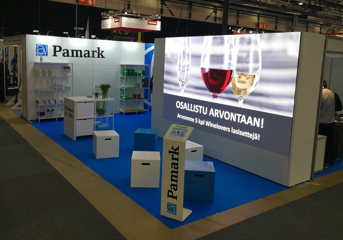 OyPamark's tweet photo. Tällä viikolla löydät meidät Tampereelta Finnclean-messuilta osastolta E919. Tervetuloa! #FinncleanPRO2019 #FinnClean2019 #MitäTarvitsetTänään? https://t.co/X5m6LCQj1f