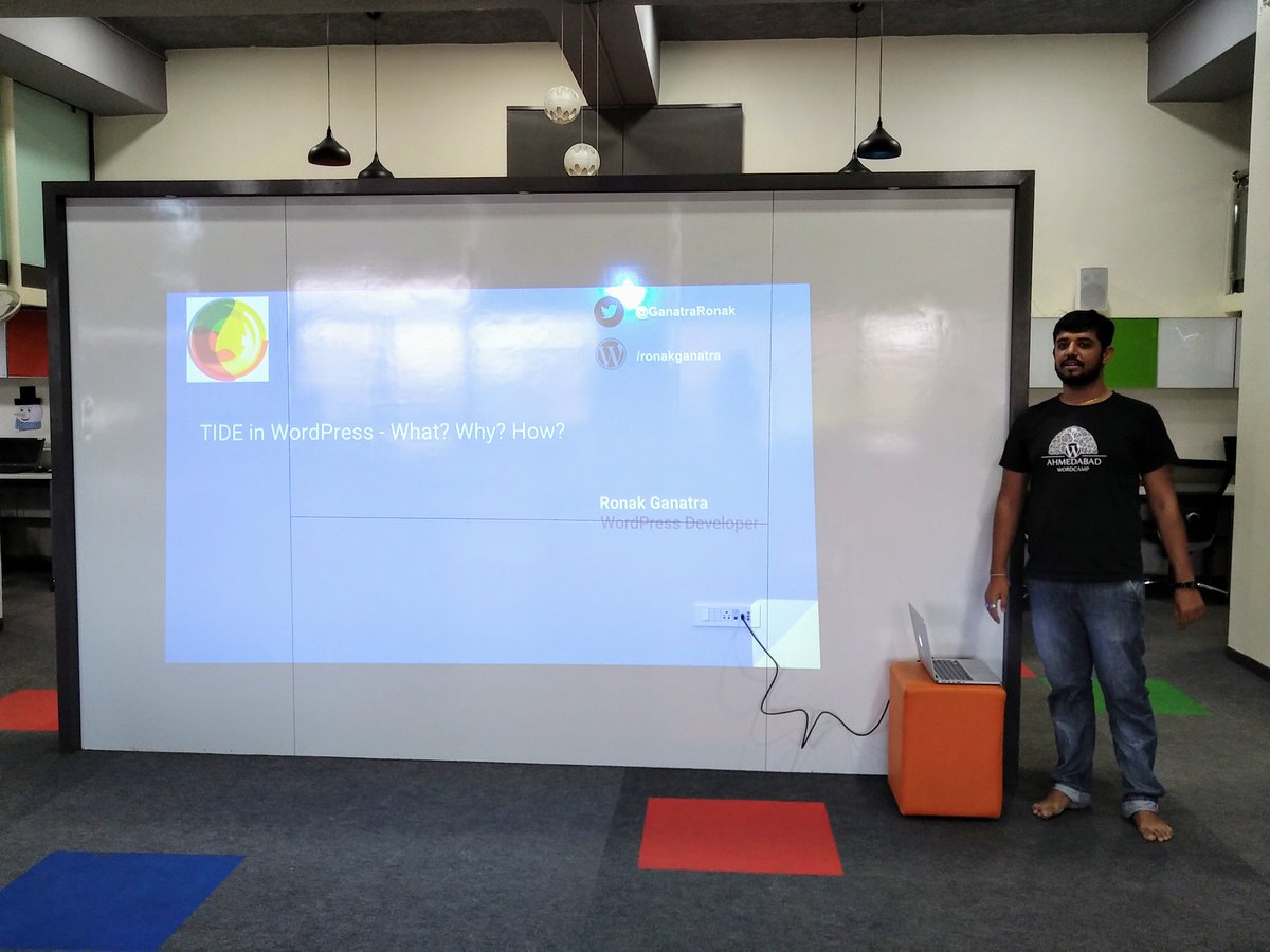 priyankab_WP's tweet photo. #TechnicalTalk at @multidots by @GanatraRonak on Tide API
#WordPress #tideapi #Technical #TrendingNow https://t.co/R0aqhhJXLm