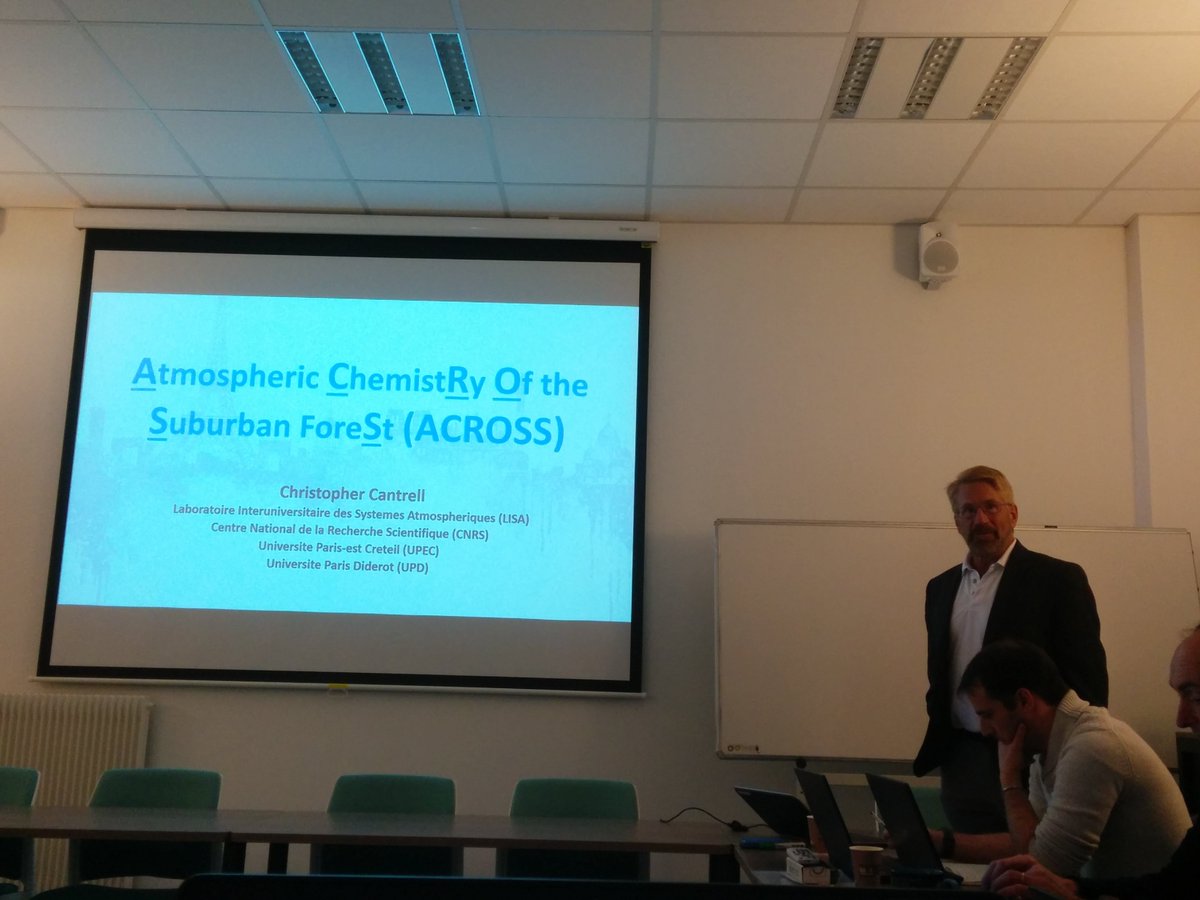 VRiffault's tweet photo. #SAGE Dept @IMTLilleDouai happy to welcome Prof. Chris Cantrell @CUBoulder, laureate of the #MOGPA #MakeOurPlanetGreatAgain programme @LISA_ipsl @UPECactus, for a seminar on his upcoming #ACROSS field campaign on #AirQuality #AirPollution in the #Paris area
cc @labexcappa https://t.co/Z4oUe6uKuq