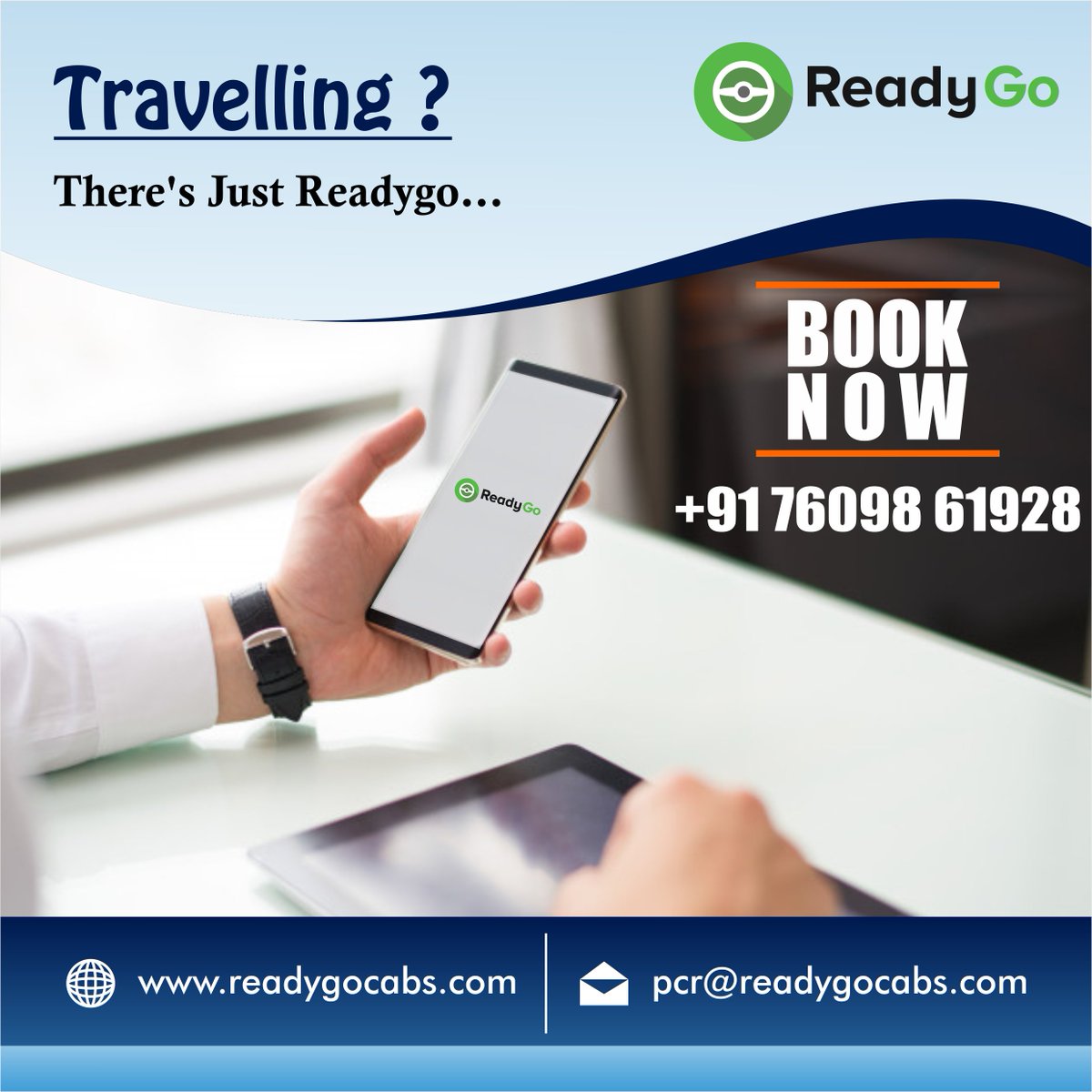 readygocabs's tweet photo. ReadyGo cabs service offers the lowest price.

Book a Ride Now : +91 76098 61928
Visit https://t.co/0GbVzfvhRz to know more.

#ReadyGo #odisha #cabs #Bhubaneswar #airportservices #corporatecabs #eventscabservices #driver
#WednesdayWisdom
#Mardaani2
#NewMenuForFoodies https://t.co/ifYIDU2YmQ