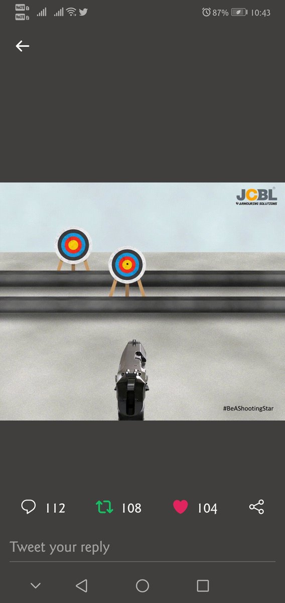 Hetal_17's tweet photo. @jcblarmoring My perfect Screenshot
#BeAShootingStar #JCBLArmouringContest
@jcblarmoring
Join @Ramprasad43 @ramyavellanki @piyushpuri12 @karanbanga110 @bhelman9 https://t.co/DKvLOSvmDS