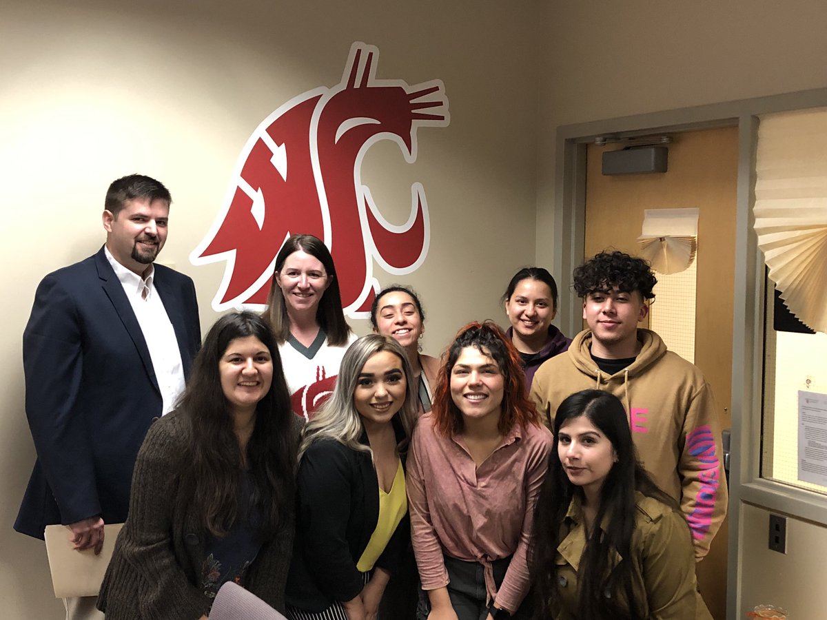 My day started off with these students— all first generation college students. I asked them if my kids could come hang out with them so that they could learn what hard work looks like. #GoCougs #inspiration