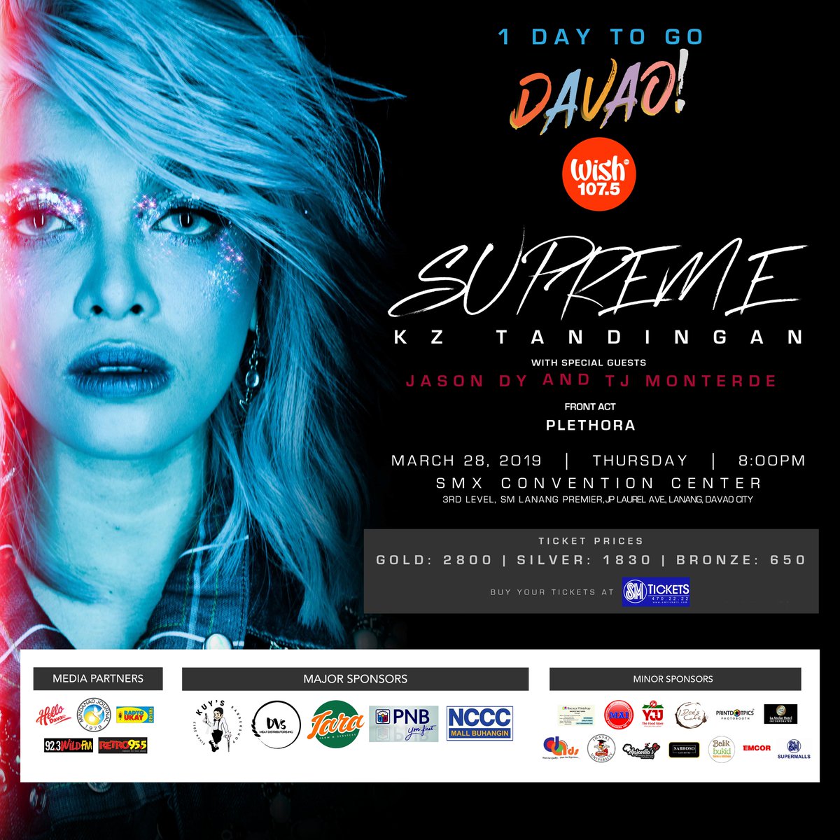 wish1075's tweet photo. Catch Asia's Soul Supreme @KZofficial as she brings her acclaimed "Supreme" concert series to her hometown!

The concert is happening tomorrow at the SMX Convention Center, with special guests @tjmusicmonterde and @JasonJamesDy. @plethorarocks will serve as the front act. https://t.co/B0drfQ26nC