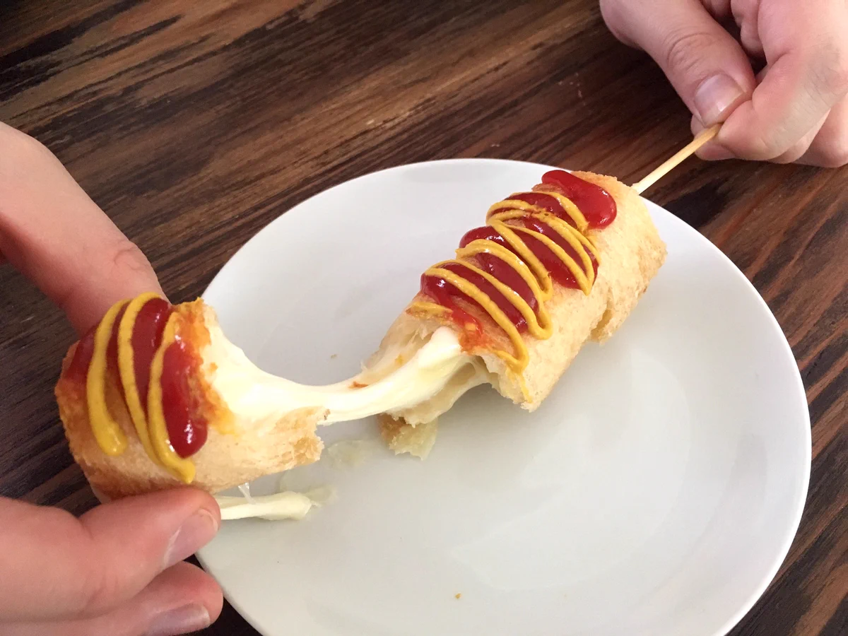 チーズドッグを究極に簡単に作ってみた！！