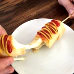 チーズドッグを究極に簡単に作ってみた!