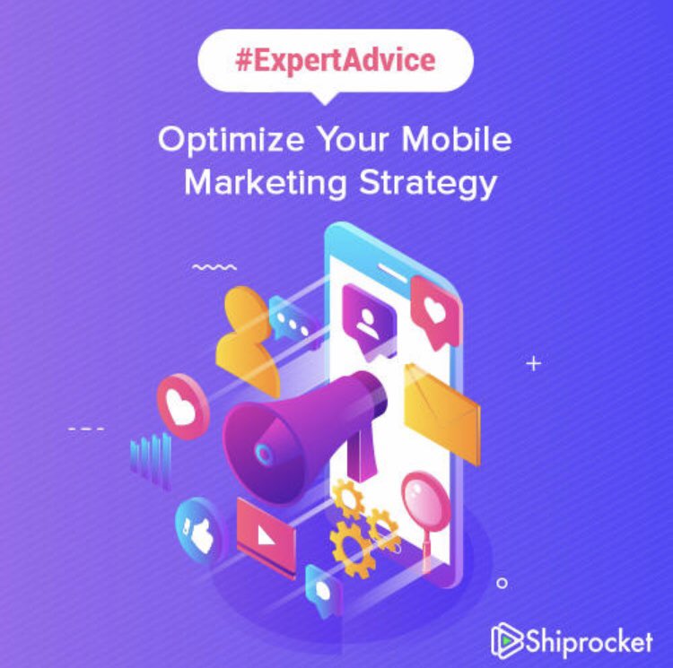 ShiprocketIndia's tweet photo. 99% of the buyers are tech-savvy & use their mobile phones to order online. Hence, optimizing the mobile marketing strategy would bring more sales for your eCommerce business.
#ExpertAdvice #WednesdayDose #eCommerceBusiness #OnlineBusiness #SocialSellers #Logistics #shipping https://t.co/fOdiyRDqD3