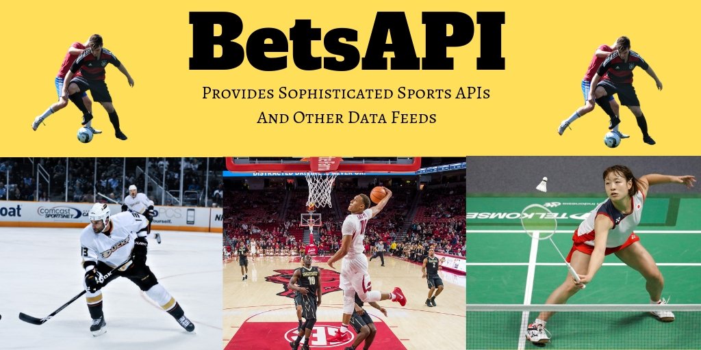 betsapi1's tweet image. BetsAPI is home to the minute-to-minute score updates across the world of sports-covering the major sports leagues of badminton, basketball, Tennis, and more.

bit.ly/2DmfQ3k

#sportsapi #livescore #matchupdates
