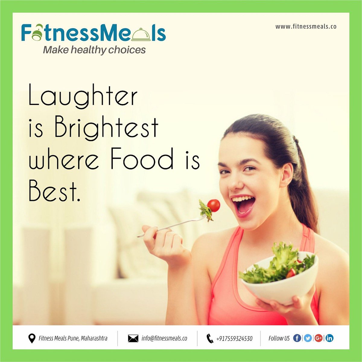 Flaunt your natural smile by having healthy meal.
Order your healthy meal online #fitnessmeals
Contact @7559324530
#healthymeal #healthyfood #fit #motivation #gym #healthylife #followforfollowback #health #healthydiet  #bodybuilding #foodie #eathealthy #cleaneating #foodporn #l4l
