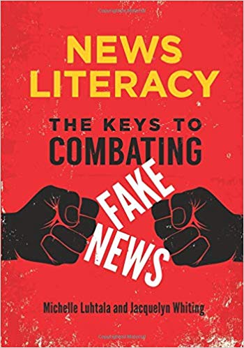 sueheraper's tweet image. A1: I purchased &quot;News Literacy: The Keys to Combating Fake News&quot; by @mluhtala It has a wealth of lessons for teaching news literacy. #calibchat