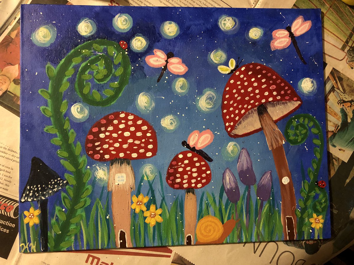 kris10381's tweet photo. I finally finished it!
Itβs been weeks in the making- I just needed something whimsical and fun β€οΈ
#artists #GetCreative #acrylicpainting #fun #mytuesdaynight https://t.co/o5lQ256RwQ