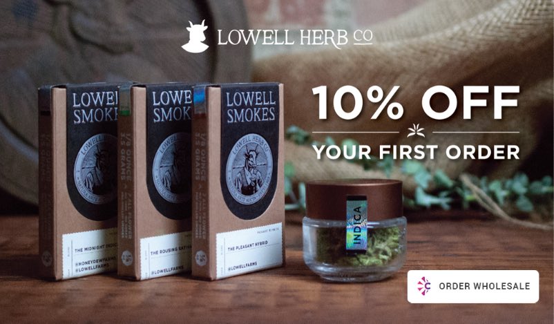 Lowell Herb Co's preroll packs and flower are now available! Tell your favorite dispensary they can order them on Cannaly! #CaliforniaCannabis #Cannabiz #CannabisCommunity   lowellfarms.cannaly.com