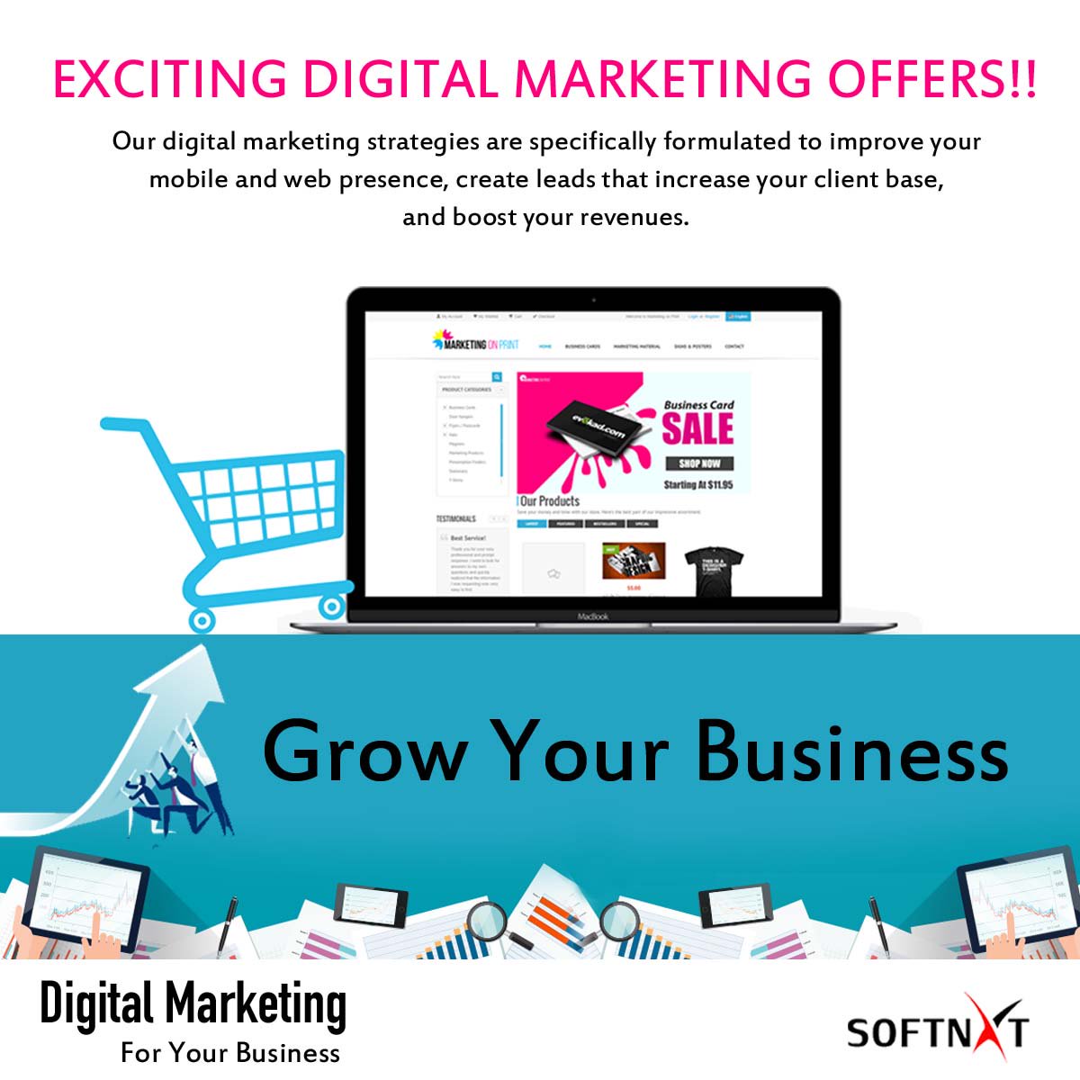 softnxt's tweet image. As an extension of your team, our goal is to continuously expand your brand through stunning web design and development + innovative and creative marketing campaigns.
bit.ly/2TE8Fb8
#digitalmarketing #marketing #socialmediamarketing #seo #socialmedia #business #branding