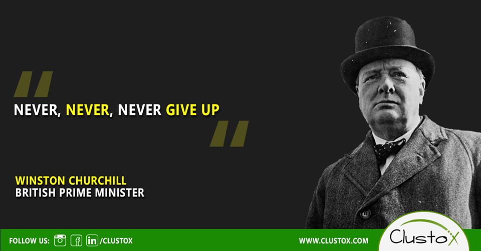 Nothing can stop you reaching your goal
If you're determined, you can do it, and you will find a way.

#motivation #mondaymotivation #motivationquotes #inspirations #WinstonChurchill #BritishPrimeMinister #clustox