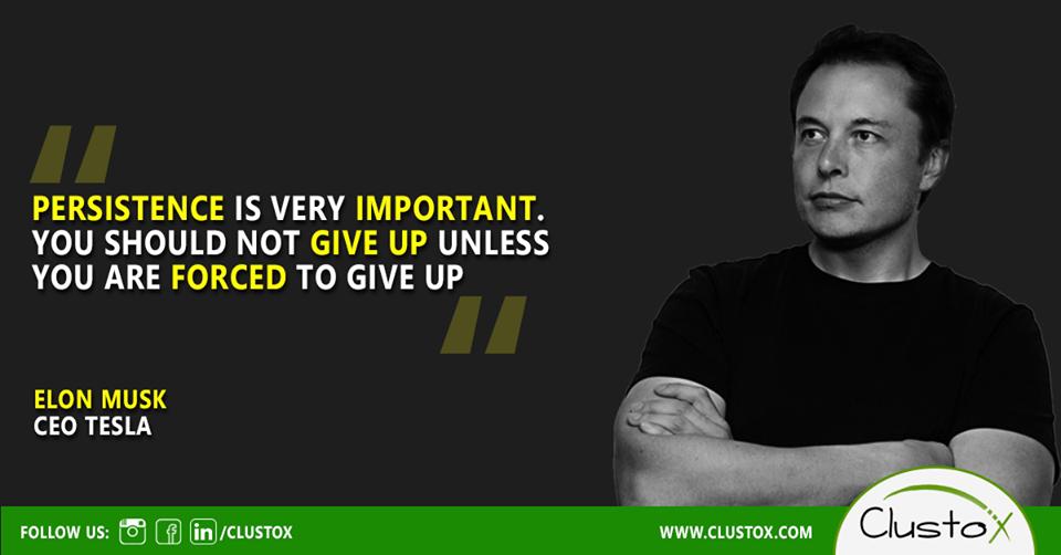 For Musk, it's clear that it's not about the money, it's about the mission. He invested in Tesla. He launched SpaceX. He's trying to put people on Mars. He wants to build a tunnel underground to improve traffic. He isn't just working for the paycheck. Musk has a greater purpose.