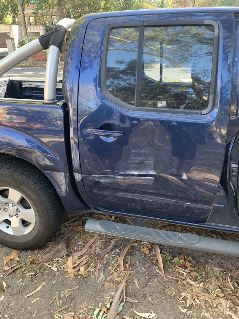 Tom_burley1's tweet photo. What a Day, WOW!
Someone reversed there can into mine and there is no sign of a note or anything. This is the stuff that keeps me up at night. What have we come... #coward #hitandrun 😢 https://t.co/VQEMAgj74t