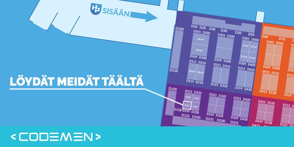 codemenoy's tweet photo. #Codemen paikalla @hankintapaivat -tapahtumassa. Osastolla D219 ÀlykkÀitÀ ja ilahduttavia palveluita sekÀ nopeasormisimmat palkitseva nopeuspeli #hankintapaivat #julkisethankinnat #tekoÀly #ohjelmistorobotiikka https://t.co/O8TJvvf6eg