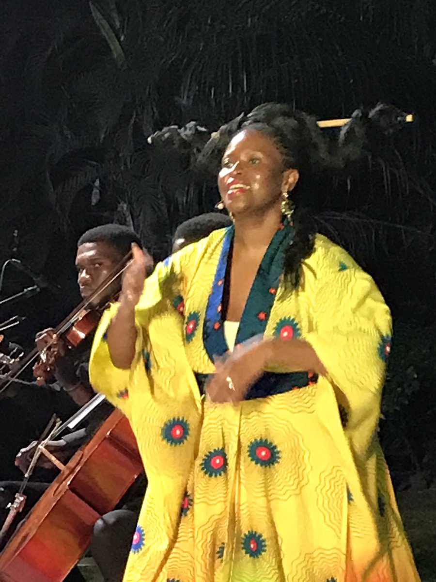 LaureBeaufils's tweet photo. Yesterday @UKinNigeria #Lagos hosted the outstanding @venusbushfires for the first ever pidgin opera to be performed in Nigeria. It was a magical night. @emc3London @emc3nigeria #SongQueenAPidginOpera https://t.co/7dbEE8ebBX