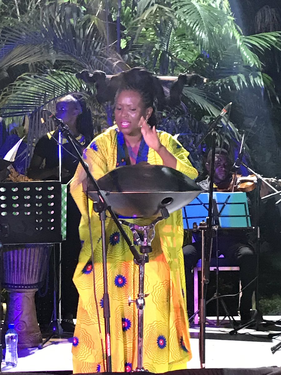 LaureBeaufils's tweet photo. Yesterday @UKinNigeria #Lagos hosted the outstanding @venusbushfires for the first ever pidgin opera to be performed in Nigeria. It was a magical night. @emc3London @emc3nigeria #SongQueenAPidginOpera https://t.co/7dbEE8ebBX