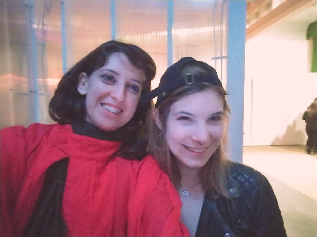setofarsonist's tweet photo. Jules Litman-Cleper (aka Waxy Tomb/Shatter Pattern) + me at the #algorithmicartassembly. Thanks for linking our music @TsukuBoshi 💫
https://t.co/Upg9zeYdX6 Check out Jules's beautiful visual work with growth algorithms at https://t.co/2oGmURt5nP. https://t.co/wyQOLL2J0X