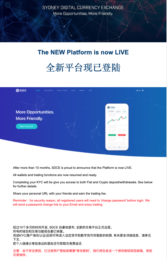 SDCE | Sydney Digital Currency Exchange tweet media