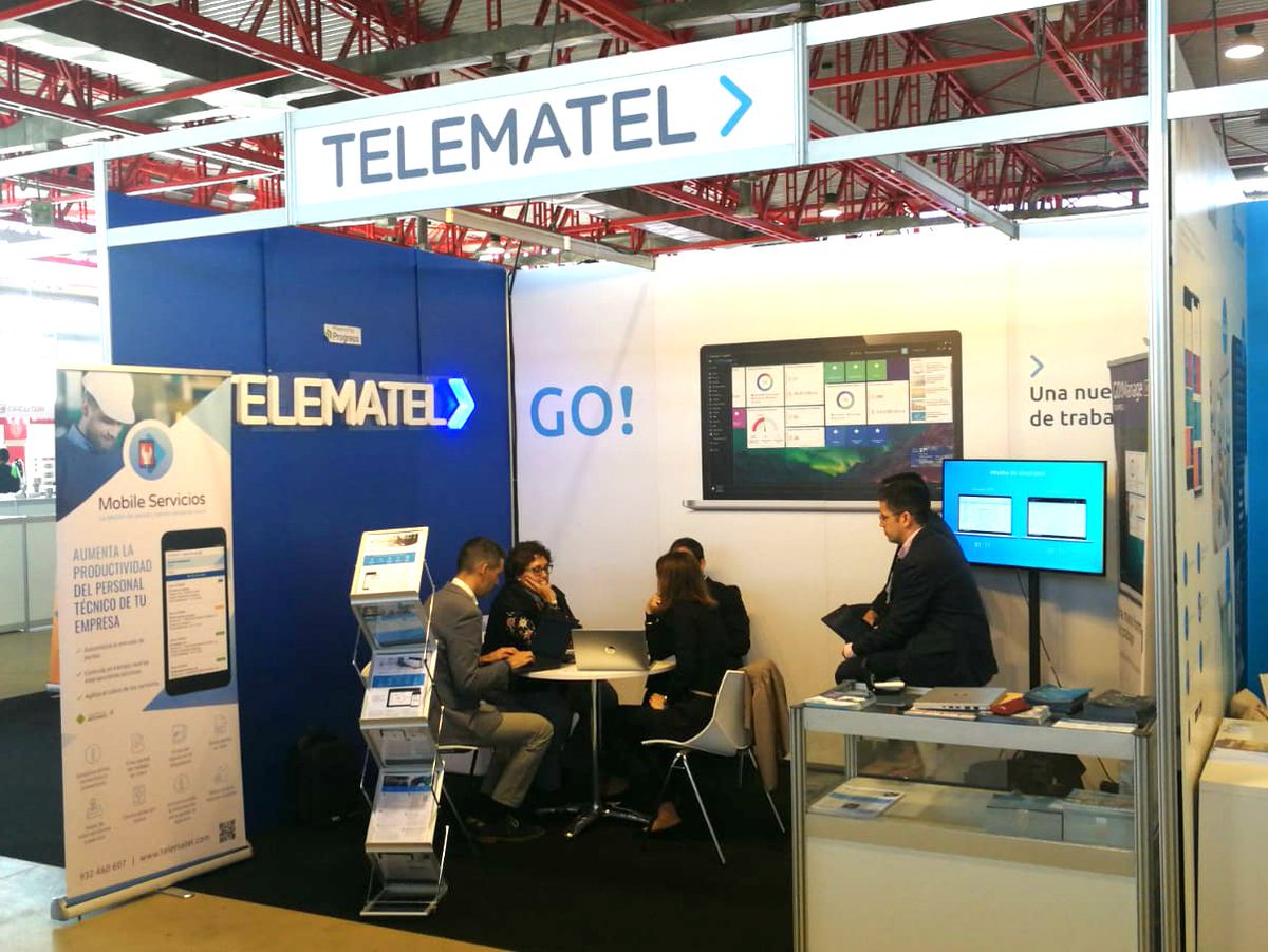 telematel's tweet photo. Si aún no te has apuntado a @Eficam no esperes más! Ven a vernos y descubre todas las ventajas de #GoManage y #MobileServicios Apúntate a las presentaciones aquí: https://t.co/DHu1MtfWLz #Eficam2019 https://t.co/EnWx1euJhI