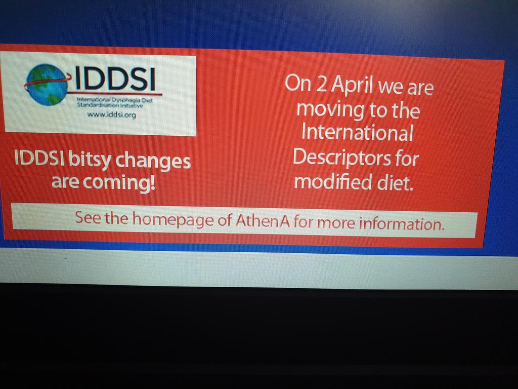 The Dysphagia Game (@dysphagiagame) on Twitter photo RT @gibbielcr: IDDSI Bitsy changes are coming to all modified diets in Ayrshire and arran on the 2nd April. Check your levels! #IDDSI. <a href="/NHSaaa/">NHS Ayrshire & Arran</a> <a href="/NAHSCP/">North Ayrshire HSCP</a> <a href="/EAHSCP/">East Ayrshire HSCP</a> <a href="/sahscp/">South Ayrshire Health and Social Care Partnership</a> RT @gibbielcr: IDDSI Bitsy changes are coming to all modified diets in Ayrshire and arran on the 2nd April. Check your levels! #IDDSI. <a href="/NHSaaa/">NHS Ayrshire & Arran</a> <a href="/NAHSCP/">North Ayrshire HSCP</a> <a href="/EAHSCP/">East Ayrshire HSCP</a> <a href="/sahscp/">South Ayrshire Health and Social Care Partnership</a>