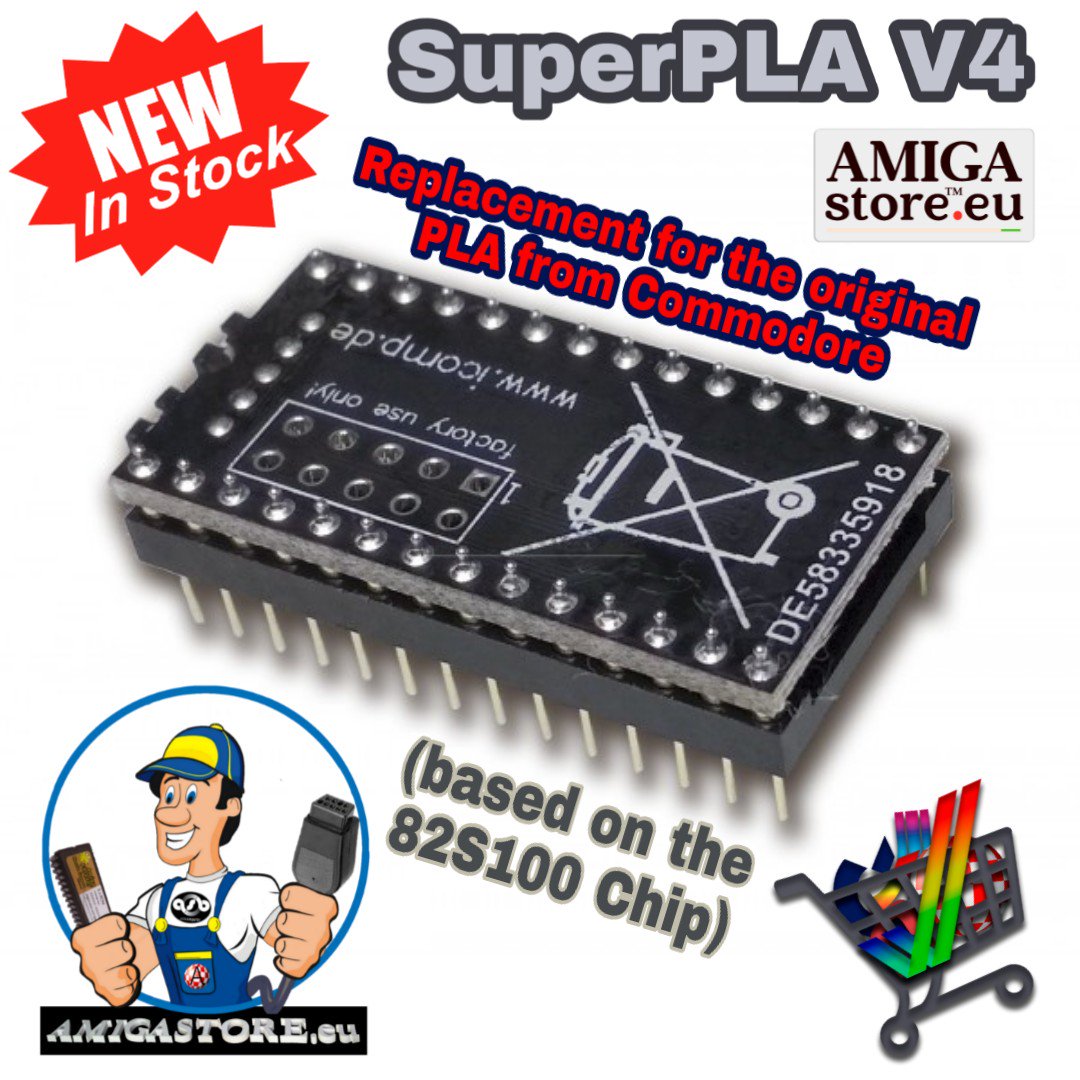 AMIGAstore's tweet photo. New #InStock
#SuperPLA V4
Replacement for #Commodore PLA Chips Based on 82S100 #Chip
Be Logic at @AMIGAstore™
https://t.co/UrStXZE91H
#RetroSpringingUp ▶️#AMIGAstore™
Your Ancient & Trusted #Amiga_Store
#RetroGaming #RetroStore #RetroInformática #RetroComputer #Amiga #Store https://t.co/Dcmi6Pd6Fi