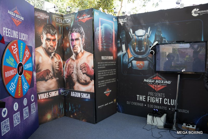 MegaBoxingIN's tweet photo. Mega Boxing team at Galleria introducing the crowd to the world of boxing through VR and engaging activities!
#Galleria #Gurgaon #MegaBoxing #BoxingVR #VRGames #creed2 @creedmovie  #BoxingNews #boxingstream https://t.co/UImR5hn2BZ