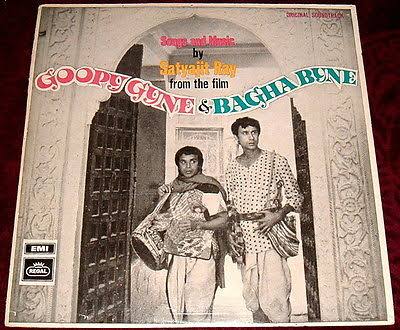 Goopy Gyne Bagha Byne / The Adventures of Goopy and Bagha (1966)Feat. Tapen Chatterjee, Rabi Ghosh,Santosh Dutta, Harindranath Chattopadhyay, Jahor Roy, Santi Chatterjee, and Chinmoy Roy. Link: 