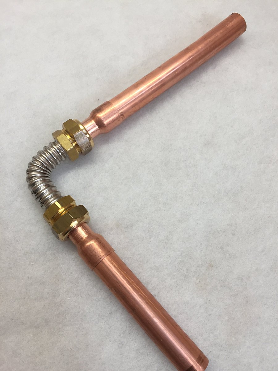 AZFlowtech's tweet image. AZ Flowtech Ltd supplying Corrugated Stainless Steel Tube, Heating Coils and Fittings to Britains Renewable Energy
 industry. 
 Hot Water Systems for Cylinder Manufacturers and Thermal Solar. 
 A Few ways to connect DN15 Corrugated Tube Stainless Steel to 22mm Copper.